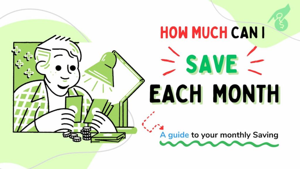 how much to save each month