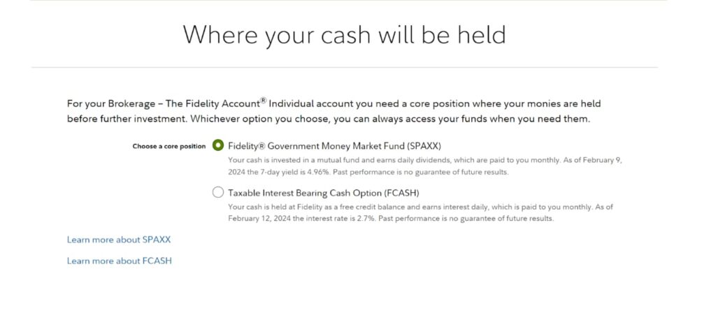 Step 1c- Open Brokerage Investment Account
